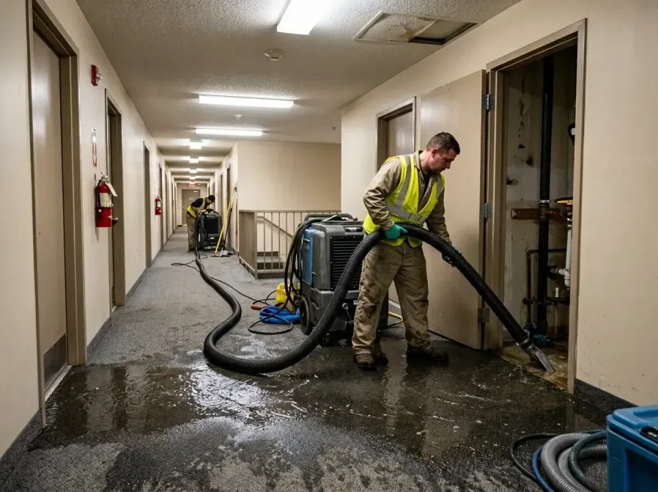 multi-unit-apartment-hallway-f-005 — frequently asked questions, Emergency Burst Pipe Water Extraction & Removal in Estes Pa…